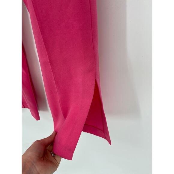 Cinq A Sept Brianne Slim Fit Trousers Hot Pink Size 10 - Picture 3 of 6